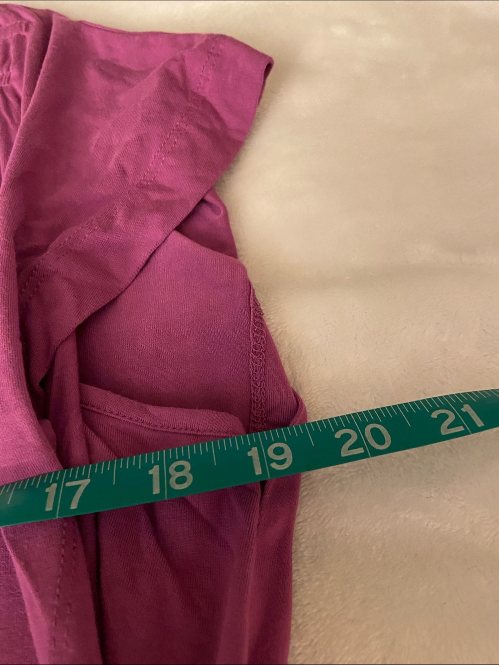 Soma Raspberry V-Neck Short Sleeve Top - Picture 7 of 10